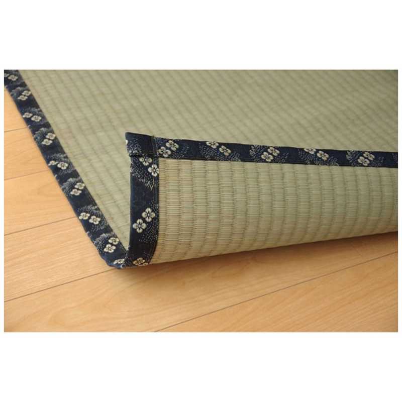 イケヒコ イケヒコ ラグ い草 糸引織 「梅花」(370×370cm/ナチュラル)  