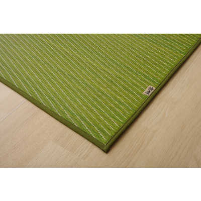 イケヒコ い草ラグカーペット 『Fソリッド』 グリーン の通販