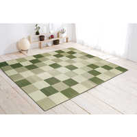 イケヒコ ラグ い草｢Fブロック」(191×250cm/グリーン) の通販