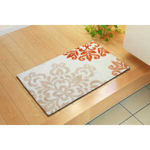 イケヒコ 玄関マット ニール(45×75cm/オレンジ) イケヒコ 玄関マット ニール(45×75cm/オレンジ)