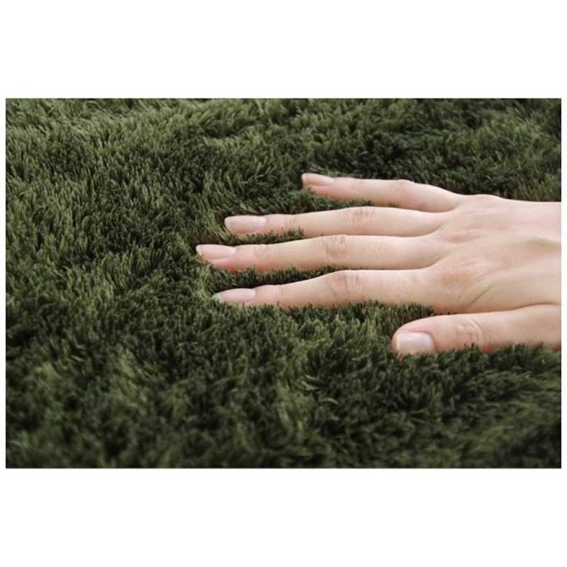 イケヒコ イケヒコ ラグ シャギー調 (ラルジュ) (約200×300cm/グリーン)  