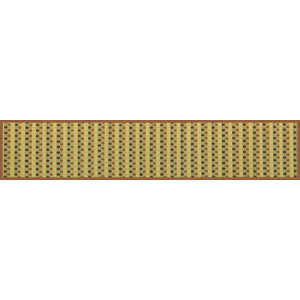 イケヒコ い草キッチンマット ドロップBR 43×240cm 