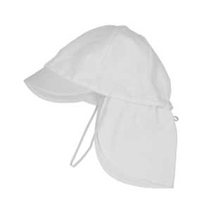 フットマーク フラップ付き体操帽子 取り外しタイプ 幼児フリー(53-58cm) 01シロ FLAPCAP101215 フットマーク フラップ付き体操帽子 取り外しタイプ 幼児フリー(53-58cm) 01シロ FLAPCAP101215
