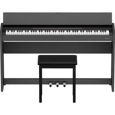 ローランド Roland 電子ピアノ ブラック [88鍵盤] F107-BK の通販