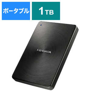 ＜コジマ＞ IOデータ 外付けHDD ブラック [ポータブル型 /1TB] ブラック HDPXUTA1.0K