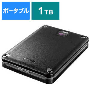 IOデータ 外付けHDD ブラック [ポータブル型 /1TB] HDPDSUTB1