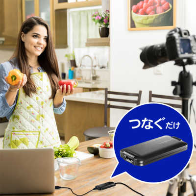 一眼レフのWEBカメラ化に！│I-O DATA USB HDMI変換アダプター アイ 