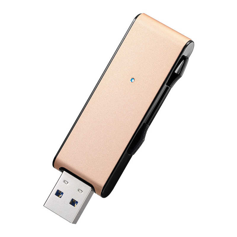 IOデータ IOデータ USBメモリー[64GB/USB3.1/スライド式](ゴールド) U3-MAX2/64G U3-MAX2/64G