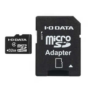 IOデータ microSDHCメモリｰカｰド(SDHC変換アダプタ付き) ｢Class4対応/32GB｣ SDMCH-W32GR