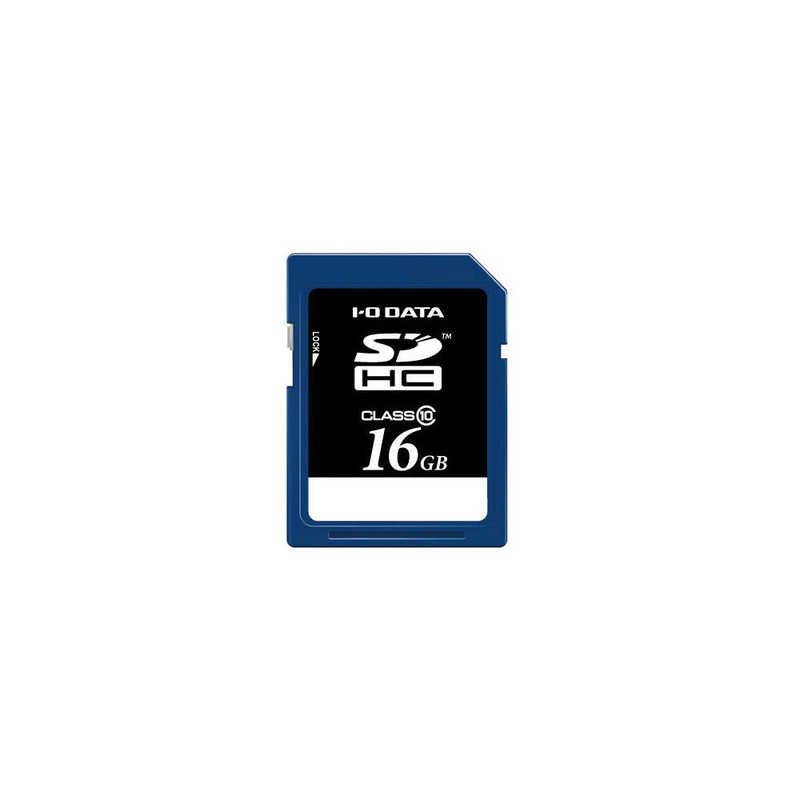 IOデータ SDHCメモリカード 最も優遇の 長期3年間保証 SDH-T16GR 現品限り一斉値下げ 16GB Class10対応