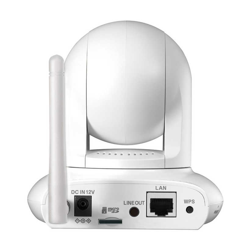 IOデータ IOデータ 広角レンズ＆パン・チルト対応ネットワークカメラ Qwatch ホワイト [有線・無線/暗視対応] TS-NS310W TS-NS310W