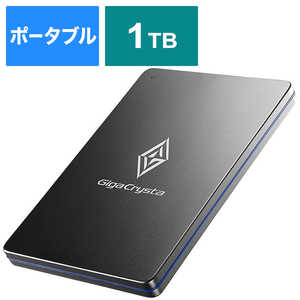 IOデータ ｢GigaCrysta E.A.G.L｣ PCゲｰム向け USB 3.1 Gen 1(USB 3.0)/2.0対応ポｰタブルSSD 1TB SSPX-GC1T