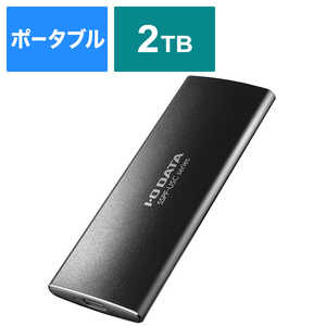 IOデータ 【アウトレット】外付けSSD USB-C+USB-A接続 [ポータブル型/2TB] SSPF-USC2T