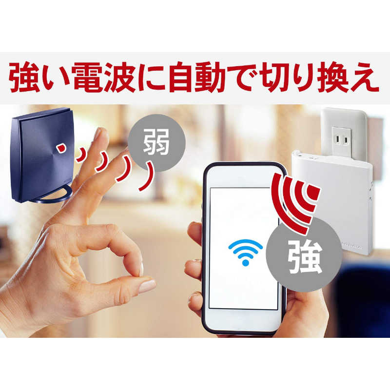 IOデータ IOデータ コンセント直挿型  メッシュ子機   wifi中継機 867Mbps  ac n a g b  WN-DX1300EXP WN-DX1300EXP