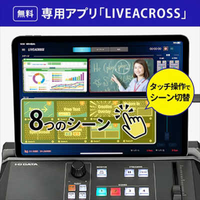 IOデータ 4Kパススルー対応 iPad連動型ストリーミングBOX｢LIVE ARISER