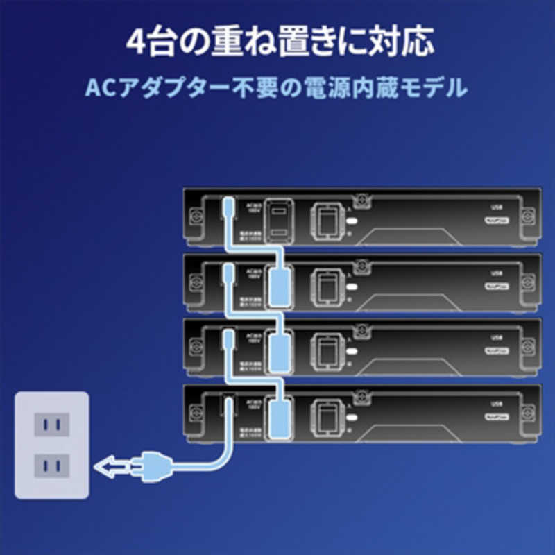 IOデータ IOデータ 外付けHDD USB-A接続 家電録画対応 [2TB /据え置き型] AVHD-WR2 AVHD-WR2