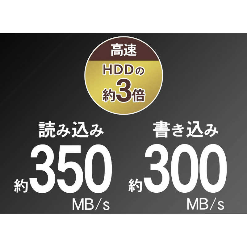 IOデータ IOデータ 外付けSSD PS4対応 スモｰキｰブラック [ポｰタブル型/500GB] SSPH-UT500K SSPH-UT500K