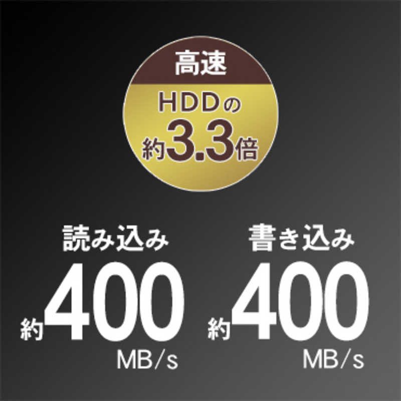 IOデータ IOデータ 外付けSSD PS4対応  ポータブル型  500GB  SSPH-UA500N SSPH-UA500N