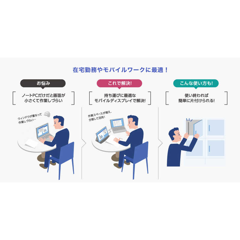 IOデータ IOデータ PCモニター ブラック [15.6型 /フルHD(1920×1080) /ワイド] LCD-CF161XDB-M LCD-CF161XDB-M