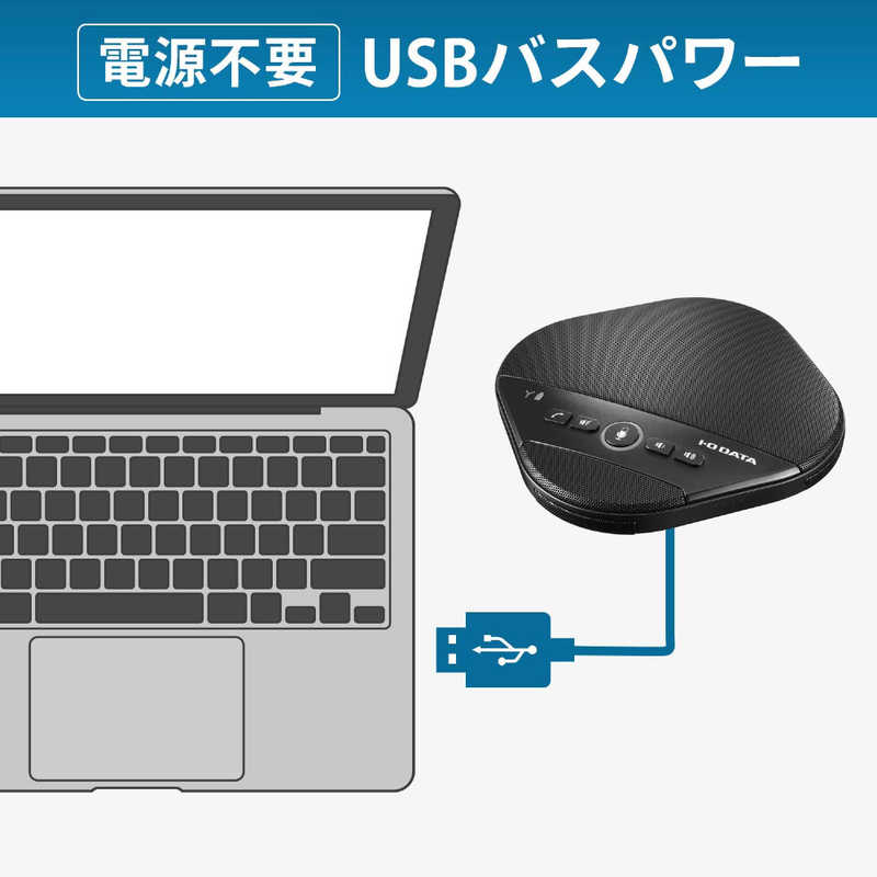 IOデータ IOデータ スピーカーフォン [USB電源] USB-SPPHL1 USB-SPPHL1
