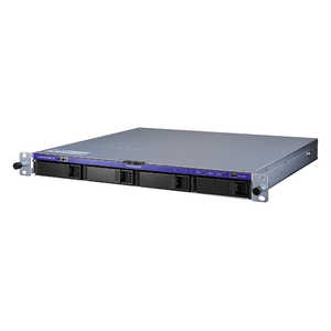 IOデータ LAN DISK[SSDモデル 3840GB搭載 /4ベイ] Windows Server IoT 2019 for Storage Standard搭載 1Uラックマウント 法人向けNAS HDL4-Z19SATA-S4-U