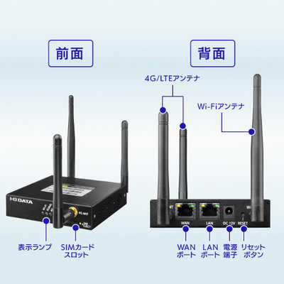 IOデータ Wi-Fi搭載 4G/LTE ルーター [n/g/b] UD-LT2 の通販