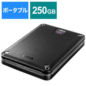 IOデータ 外付けSSD USB-A接続 250GB 【自動暗号化&耐衝撃モデル】 [ポｰタブル型 /250GB] HDPD-SUTB250S