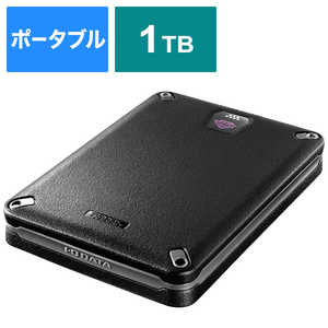 IOデータ 外付けSSD USB-A接続 1TB 【自動暗号化&耐衝撃モデル】 [ポｰタブル型 /1TB] HDPD-SUTB1S