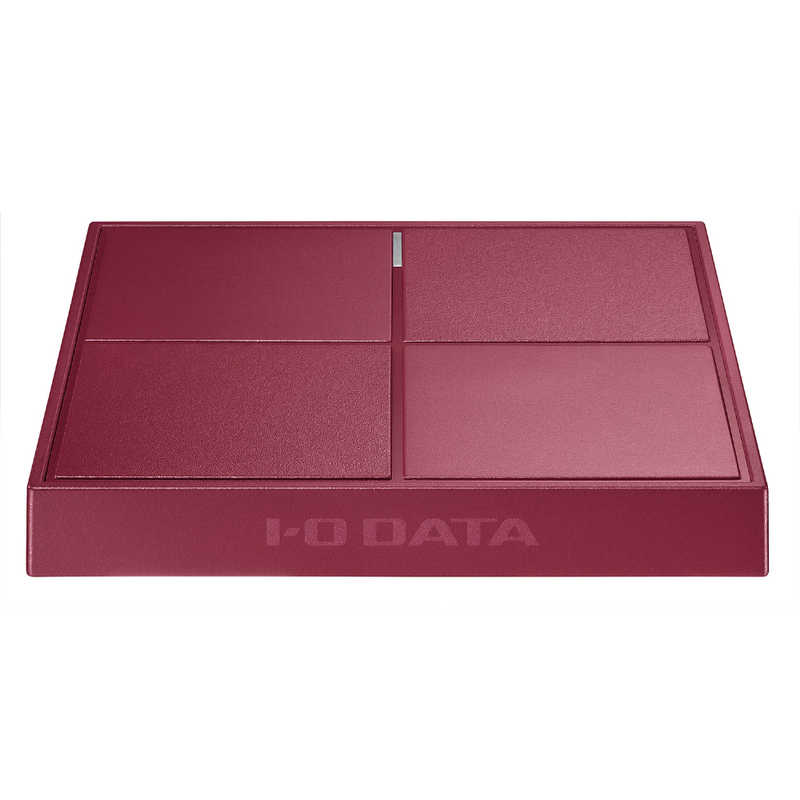 IOデータ IOデータ 外付けSSD USB-A接続 (PS5 PS4対応) ラズベリーレッド  500GB  ポータブル型  SSPL-UT500R SSPL-UT500R