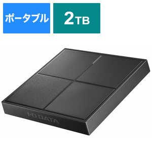 IOデータ コンパクト筐体 ポータブルSSD 2TB 【PS4､PS5動作確認済】 ブラック SSPL-UT2K