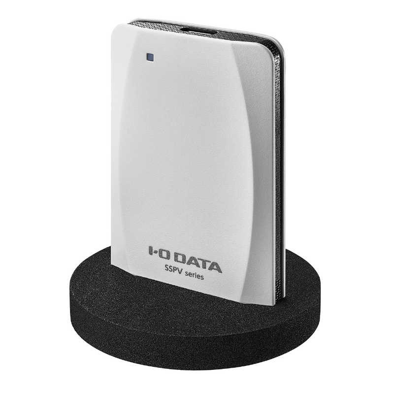 IOデータ IOデータ 外付けSSD USB-A接続 (PS5/PS4対応) ホワイト [480GB /ポータブル型] SSPV-USC480W SSPV-USC480W