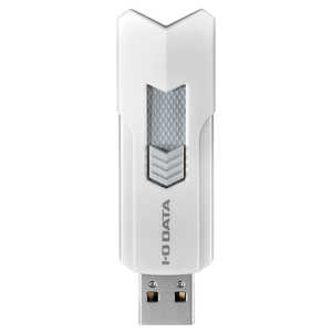 IOデータ 高速USBメモリー ホワイト [32GB/USB TypeA/USB3.2Gen1(USB3.0)対応/スライド式] U3-DASH32G/W