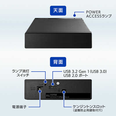 IO DATA 録画用外付けHDD 2TB(AVHD-2.0Q)