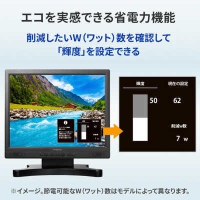 IOデータ 15型スクエア タッチパネル液晶ディスプレイ ブラック［15.0 