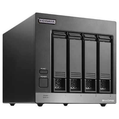 IOデータ USB 5Gbps＆RAID対応 4ドライブ外付けHDD BizDAS ［8TB 