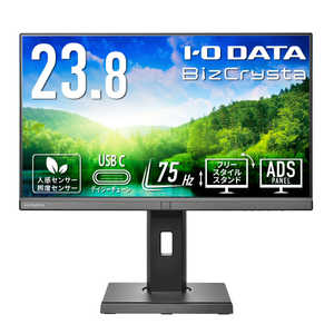 IOǡ USB Type-Cܡե꡼륹ɺѱվǥץ쥤 23.8 /եHD(19201080) /磻ɡ ֥å LCD-BC241DB-F