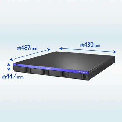 IOデータ Windows Server IoT 2022 for Storage Standard 4ドライブ1U 