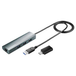 IOデータ LAN変換アダプタ ［USB-A オス→メス LAN /USB-Ax3］ 1Gbps対応(Windows11対応) US3-HB3ETG2/C