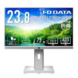 IOǡ USB Type-Cܡե꡼륹ɺѱվǥץ쥤 ݥǥ 23.8 /եHD(19201080) /磻ɡ ۥ磻 LCD-BC241DW-F-AG