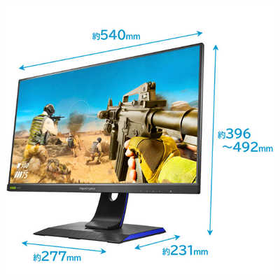 LCD-GD241JD | 180Hz対応23.8型G-SYNC Compatible認定ゲーミング
