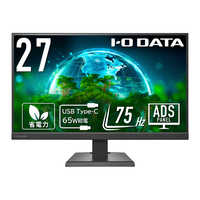 液晶ディスプレイ/27型/FullHD/Type-C LCD-C271DB-F IOデータ USB Type-C(R)搭載液晶ディスプレイ ［27型 /フルHD(1920