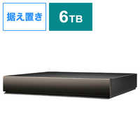 IOデータ 外付けHDD ブラック USB-A接続 家電録画対応 ［6TB /据え置き 