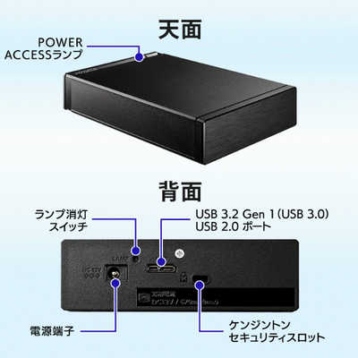 Amazon | アイ・オー・データ USB 3.1 Gen 1(USB 3.0)/2.0対応外