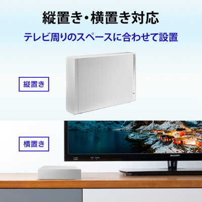 IOデータ テレビ録画＆パソコン両対応 外付けハードディスク ［4TB