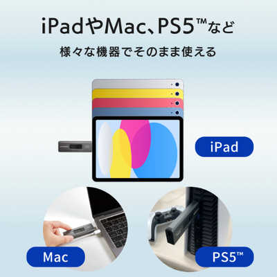 IO DATA SSPE-USC2B スティックSSD 2TB