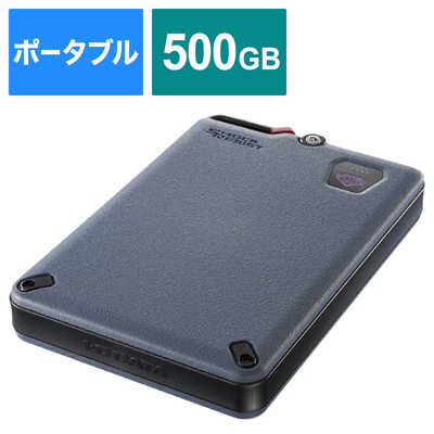 IOデータ 外付けSSD BizDAS ［500GB /ポータブル型］ ブラック