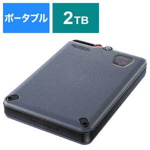 IOデータ 外付けSSD BizDAS ［2TB /ポータブル型］ ブラック SSPD-SUTC2