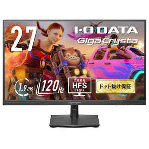 IOǡ 5ǯݾڡ120Hzбߥ󥰥˥ GigaCrysta 27 /եHD(19201080) /磻ɡ ֥å LCD-GD271SH
