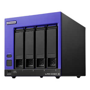 IOデータ (受注生産品)LAN DISK［64TB搭載 /4ベイ］ 第12世代インテルCore i3搭載 法人向けWindows NAS(5年保証・データ復旧サービス付き)(受注生産品) HDL4-Z22