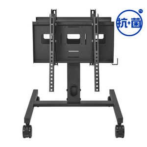 IOデータ 移動式ローディスプレイスタンド［耐荷重最大20kg/1面］(2面・抗菌モデル)(受注生産品) ブラック DA-LSD1-AG